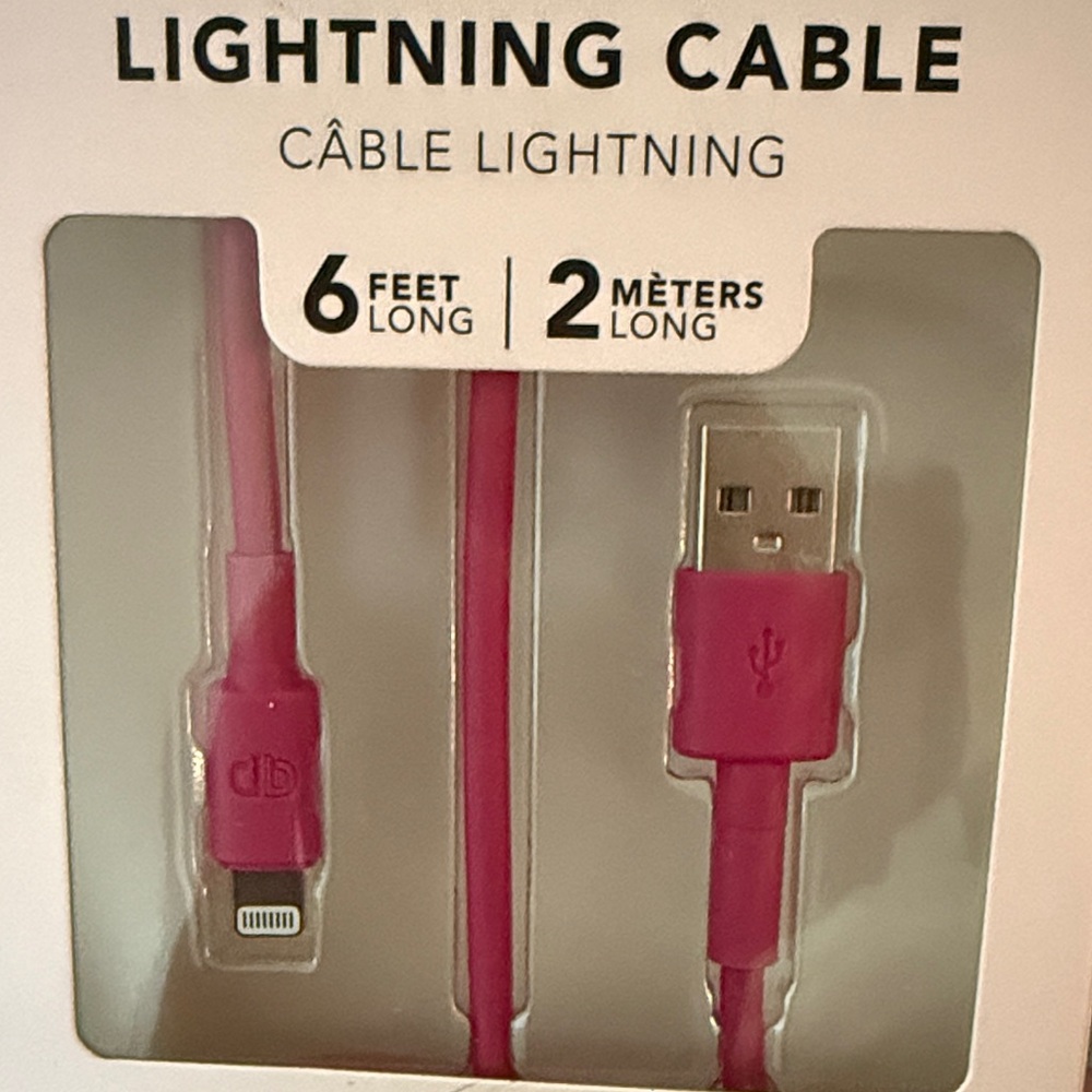 Pink Lightning Cable - Picture 3 of 3